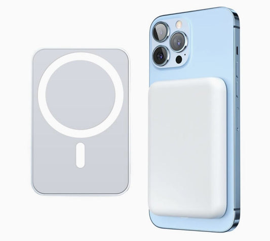 باوربانك مغناطيسي : بطارية ثانية زيادة لجوالك — ما يخلص معك مرة ثانية — متوافق مع أيفون 12-13-14-15-16 و 17