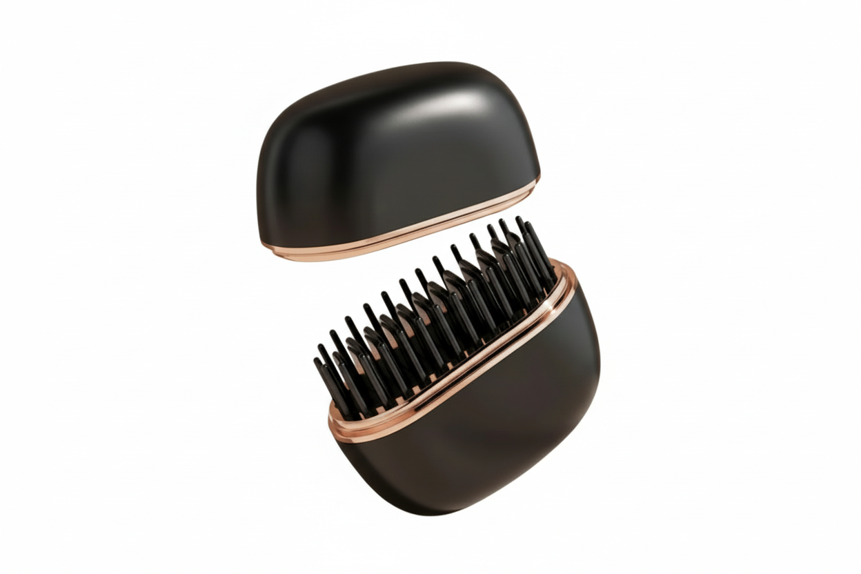Hair brush without pink background